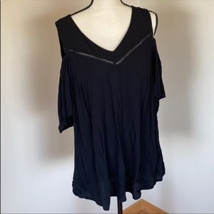 Torrid black Linen Top